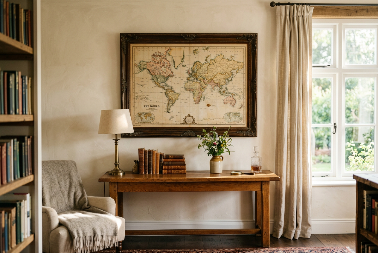 A Guide to Buying Vintage World Maps and Prints
