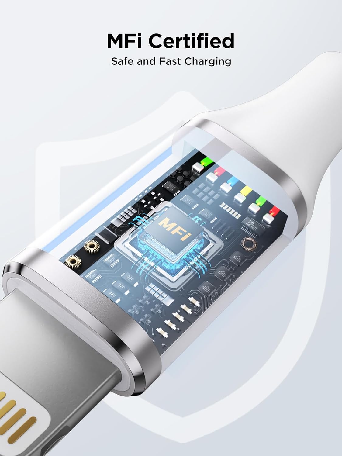 iPhone Charger Certified Lightning Charging Cable for sale on BNS