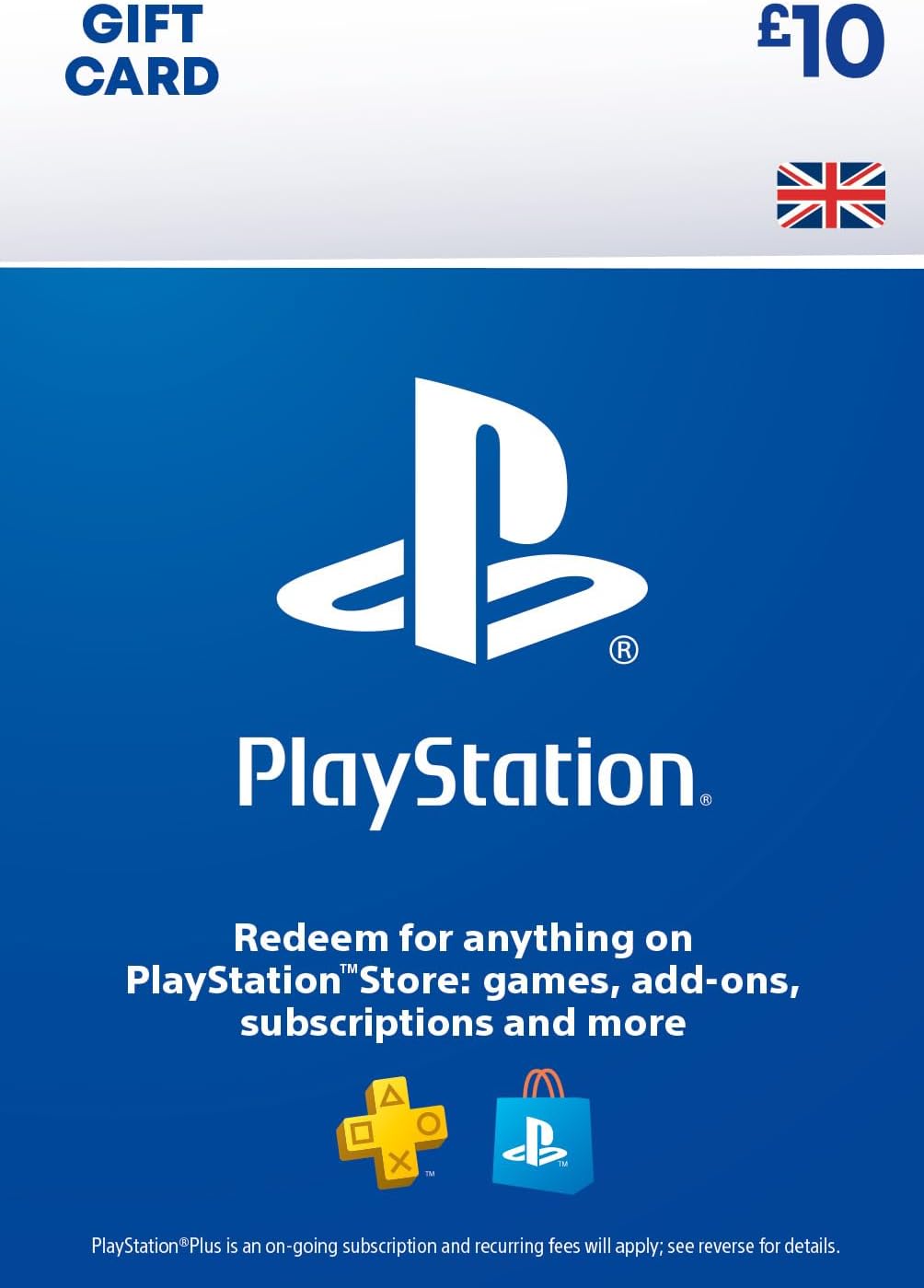PlayStation Store Gift Card £10 (UK) for sale on BNS