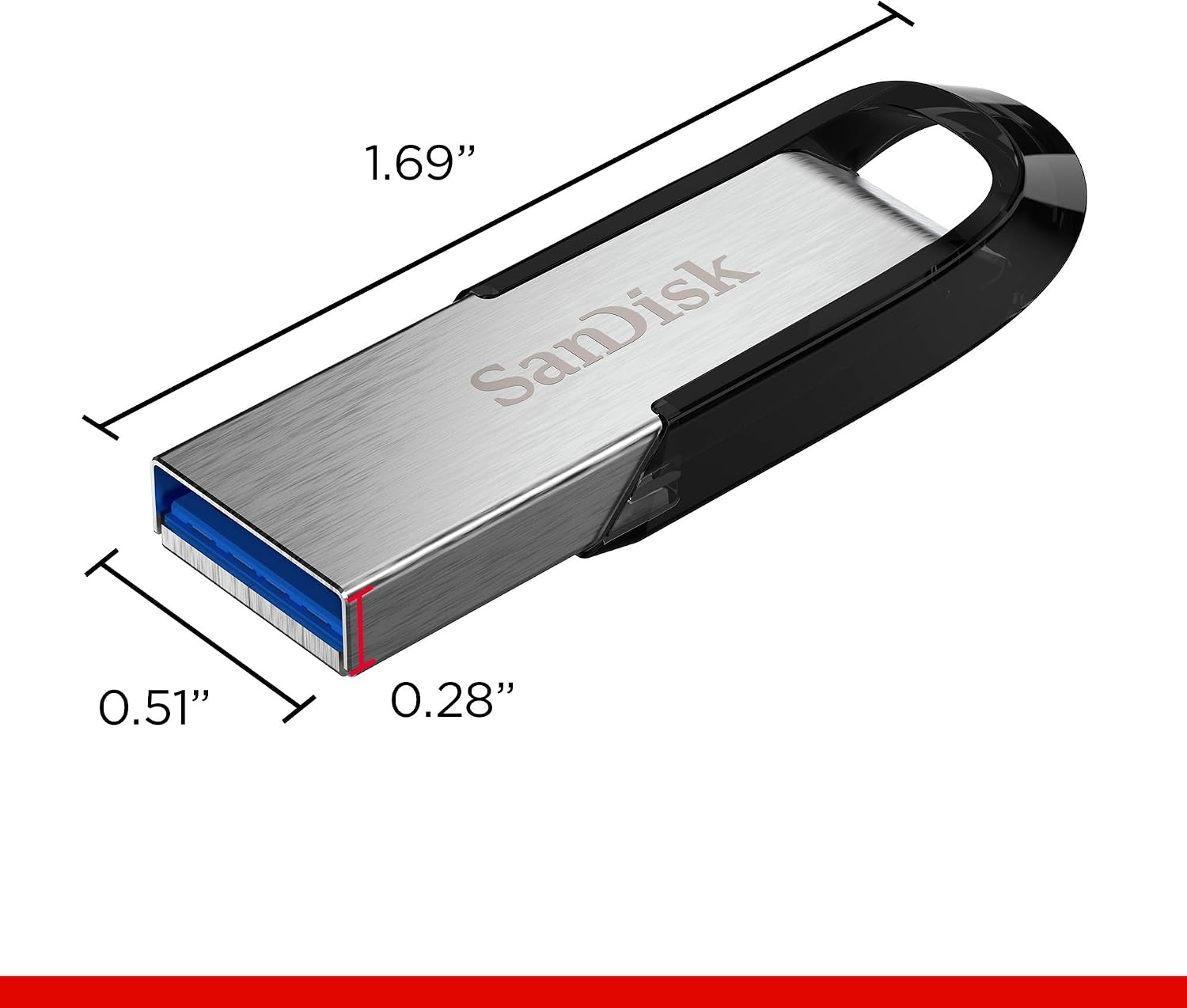 SanDisk Ultra Flair USB 3.0 Flash Drive, 128GB for sale on BNS