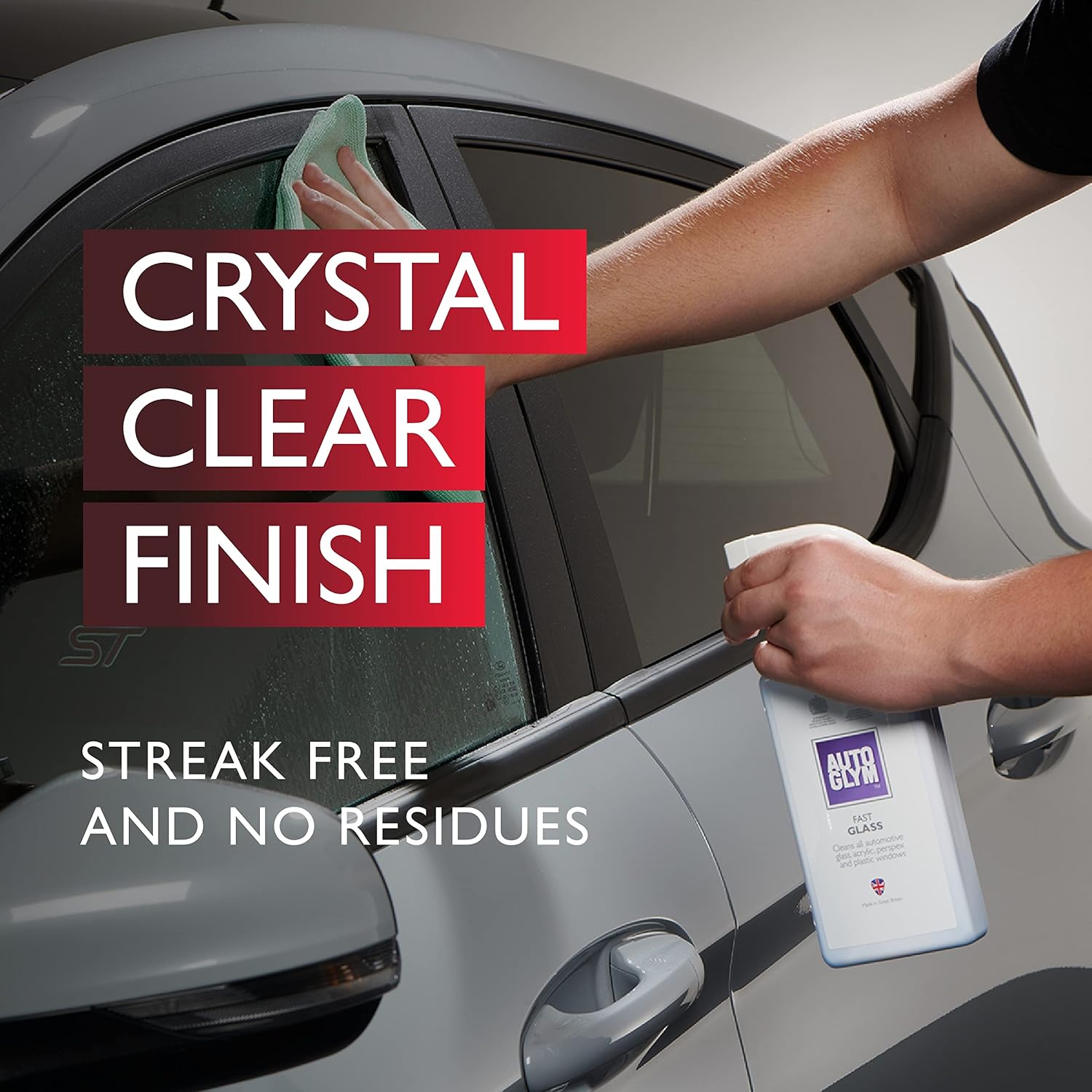 Autoglym Car Glass Cleaner - 500ml Highly Effective Spray for sale on BNS