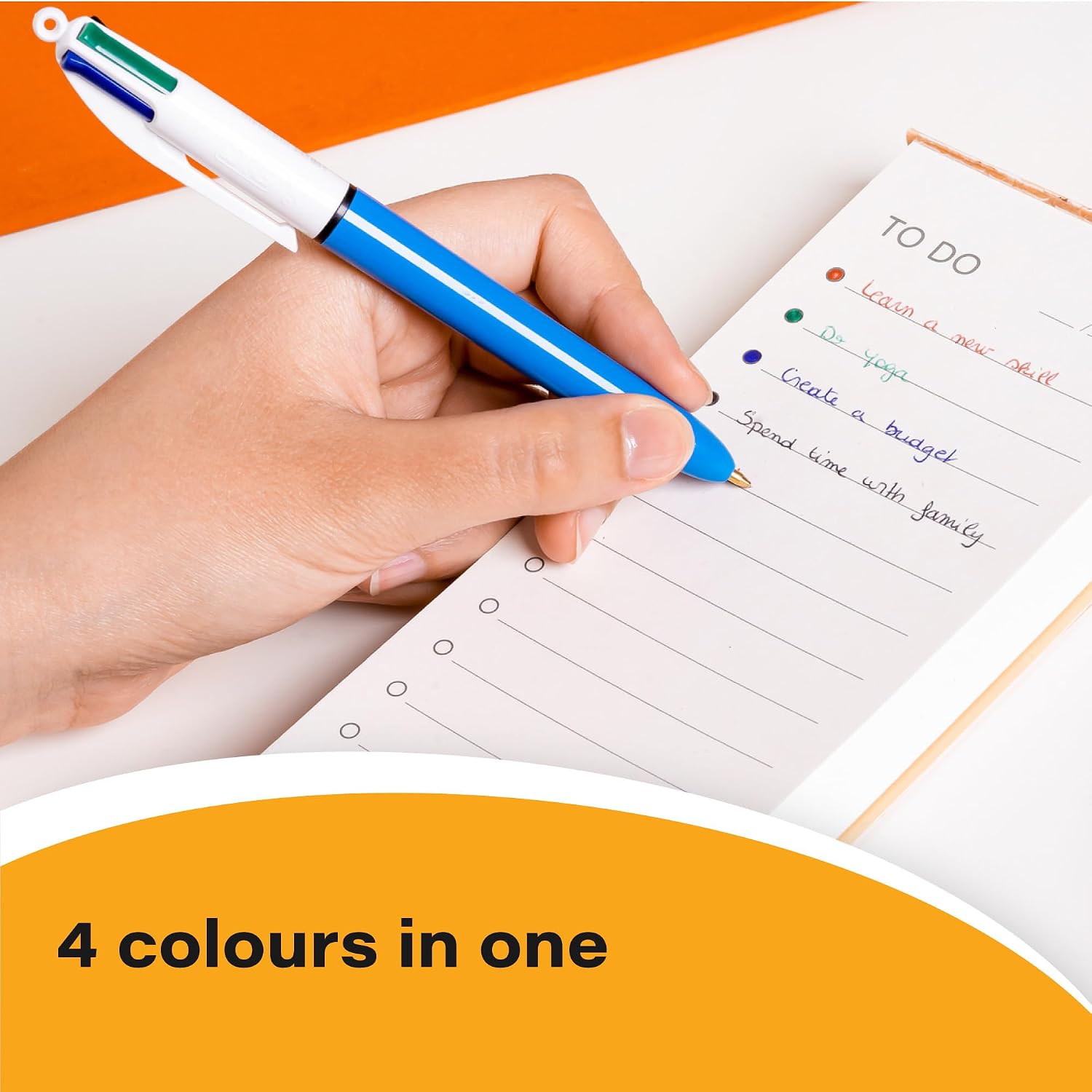 BIC Cristal Original Ballpoint Pens, Assorted Colours, Medium Point (1.0 mm), Pack of 10 for sale on BNS