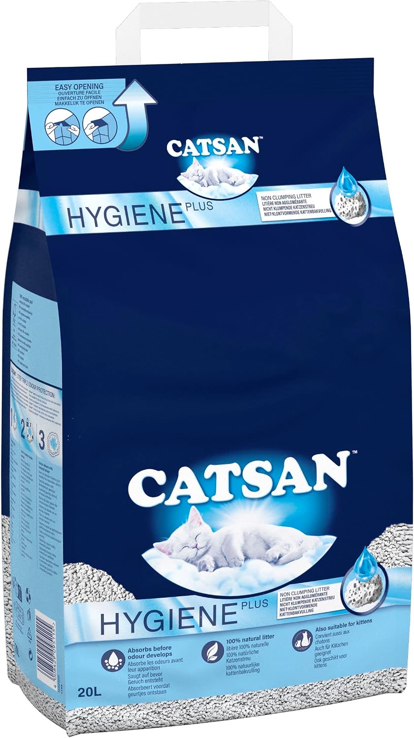 Catsan Hygiene Plus Cat Litter, 20 Litre for sale on BNS